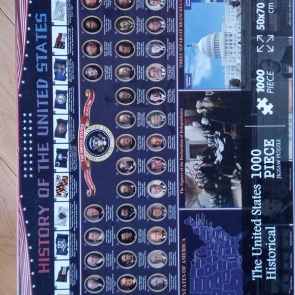 Puzzle "History of the United States" NIB - Picture 2 of 3